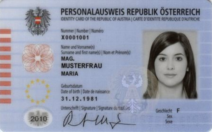 Personalausweis Österreich kaufen